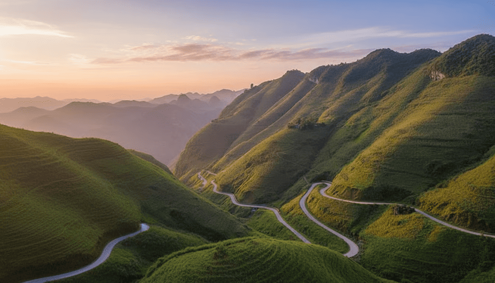 Cung đường dốc n&uacute;i để l&ecirc;n đến c&acirc;y C&ocirc; Đơn T&agrave; X&ugrave;a